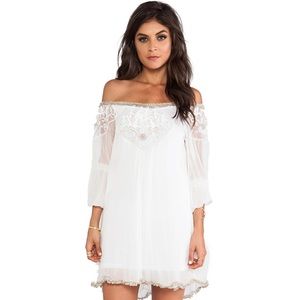 Free people off the shoulder tunic
